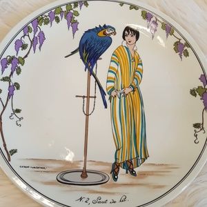 VILLEROY&BOCH DINNER PLATE Saut De‎ Chat Design 1900